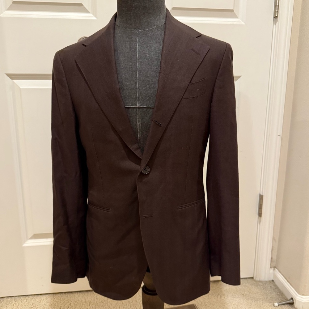 Suitsupply brown herringbone jacket